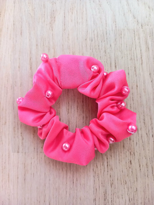 Scrunchie with beads, small