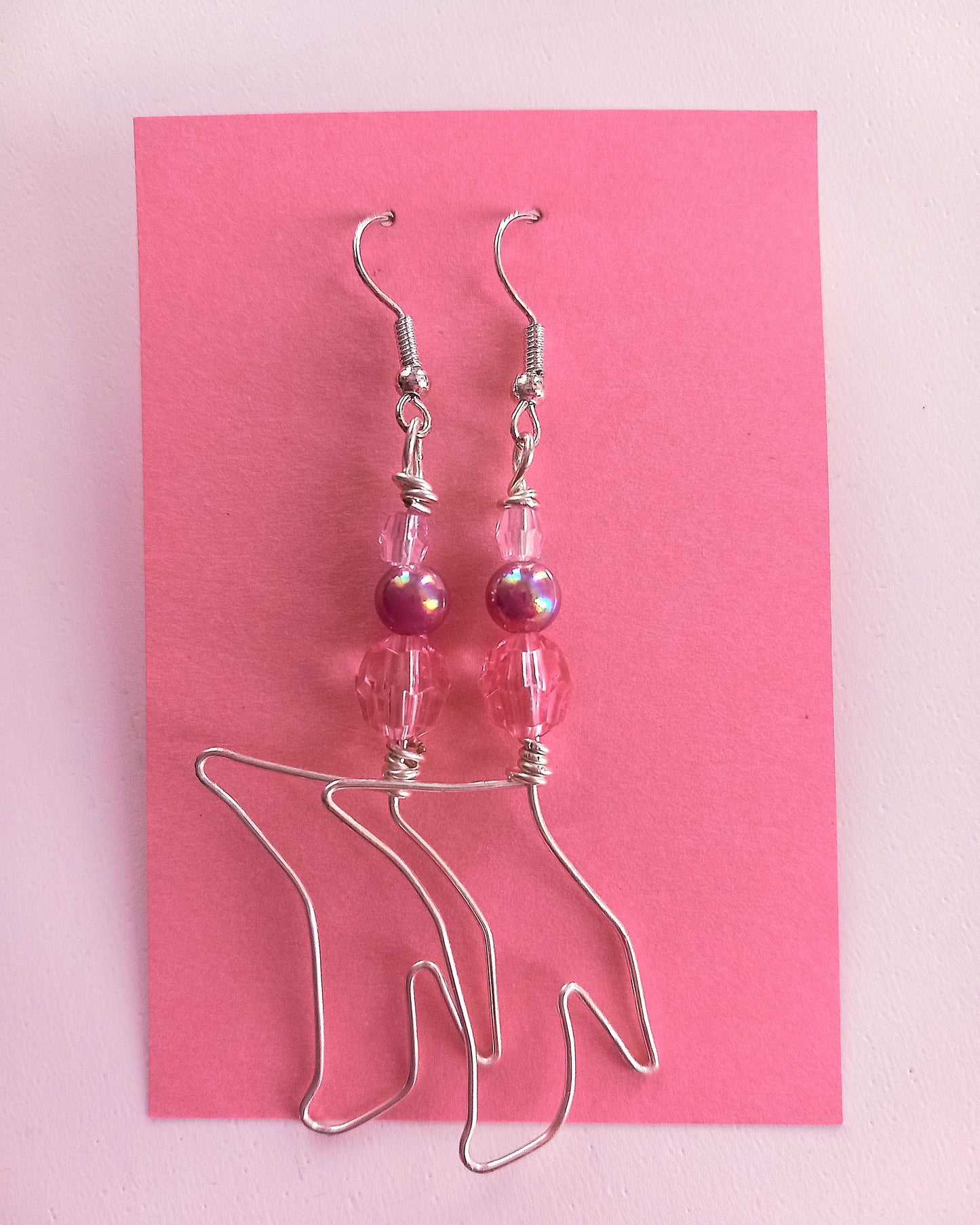 Shoe-earrings, different colors